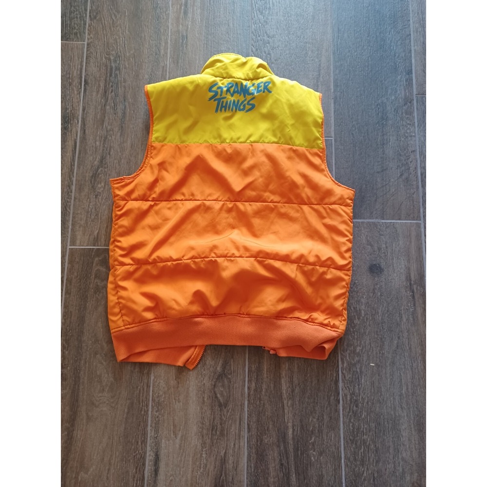 Stranger Things Puffer Vest Novelty Netflix Size S Polyester